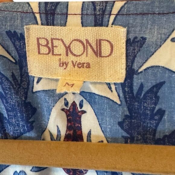 Beyond by Vera Poppy Dress, Pomegranate Blue M - Picture 4 of 6